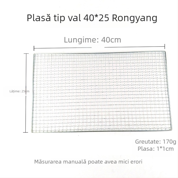 Rongyang Plasă de Fier pentru Grătar, Pătrată, Electroplacată, pentru Grătar în Aer Liber