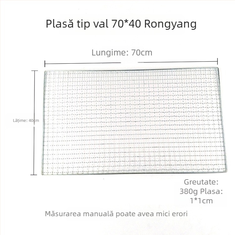 Rongyang Plasă de Fier pentru Grătar, Pătrată, Electroplacată, pentru Grătar în Aer Liber