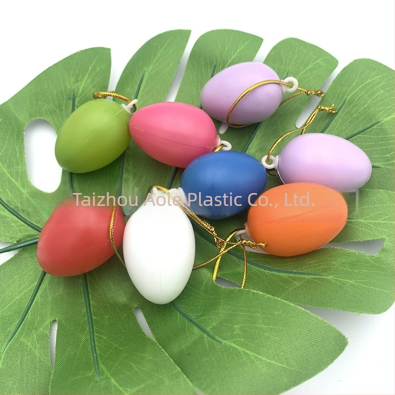 Ouă de Paște din plastic, ouă mici colorate decorative, decorațiuni de Paște, vânzare en gros