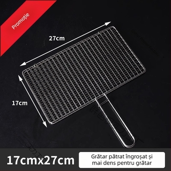 Placă din oțel inoxidabil pentru grătar cu plasă pentru pește, clips de grătar, accesoriu pentru grill, calitate alimentară