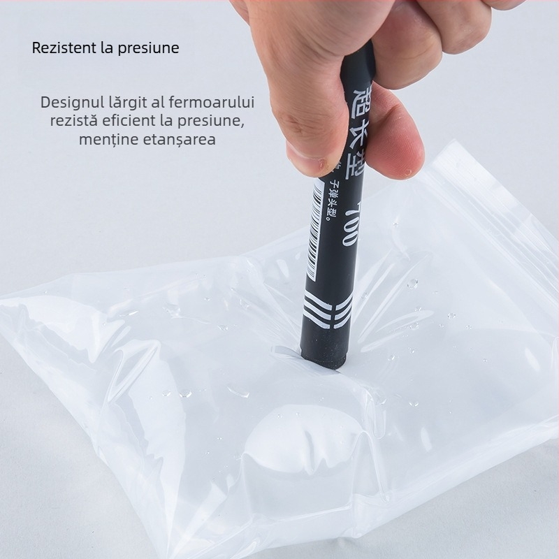 Pungi transparente PE cu fermoar pentru alimente, sigilate pentru menținerea prospețimii, dimensiuni mici și mari, groase
