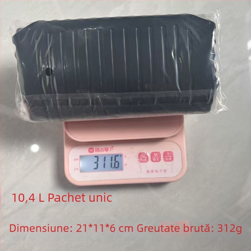 Covoraș pătrat din silicon pentru friteuza cu aer, tavă de copt pliabilă de 8 inch cu separator