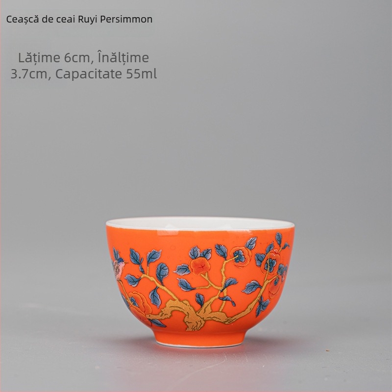Accesorii ceramice pentru ceremonia ceaiului — Ceainic cu mâner, ceainic de servire, cești de ceai, ceșcă de spălare a ceaiului, recipient pentru ceai, ceașcă cu mâner lateral, ceașcă de echitate, aparat de preparare a ceaiului