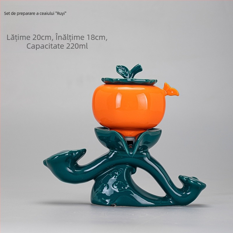 Accesorii ceramice pentru ceremonia ceaiului — Ceainic cu mâner, ceainic de servire, cești de ceai, ceșcă de spălare a ceaiului, recipient pentru ceai, ceașcă cu mâner lateral, ceașcă de echitate, aparat de preparare a ceaiului