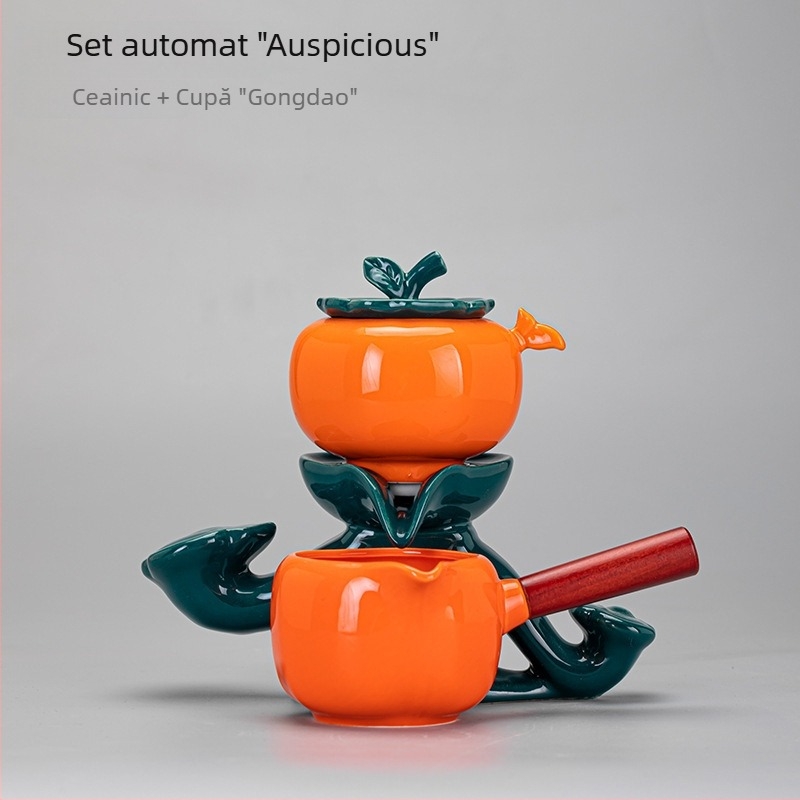 Accesorii ceramice pentru ceremonia ceaiului — Ceainic cu mâner, ceainic de servire, cești de ceai, ceșcă de spălare a ceaiului, recipient pentru ceai, ceașcă cu mâner lateral, ceașcă de echitate, aparat de preparare a ceaiului