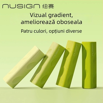 Deli Ns799 Radieră triunghiulară verde cu colector de rumegușuri