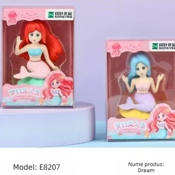 Printesa Sirena: Gumă de șters asamblabilă, în formă de sirenă