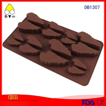 Dubi matriță din silicon pentru ciocolată cu aripi de fluture – 8 perechi de aripi mari și mici, matriță DIY pentru jeleu, unelte creative de copt, matriță mică de biscuiți