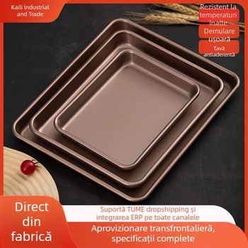 D Tavă de copt cu matriță pentru tiramisu antic – antiaderent, tavă pentru biscuiți și pâine, unealtă de coacere, personalizare