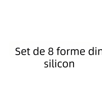 Set de 8 forme din silicon 106 pentru bomboane, ciocolată și coacere de prăjituri