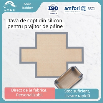 Covoraș siliconic de copt pentru pâine și toast, silicon alimentar, antiaderent pentru coacere