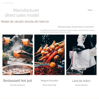 Farfurie melamină A5 pentru hot pot și grătar, dreptunghiulară, neagră, imitație de porțelan din plastic, utilizare comercială
