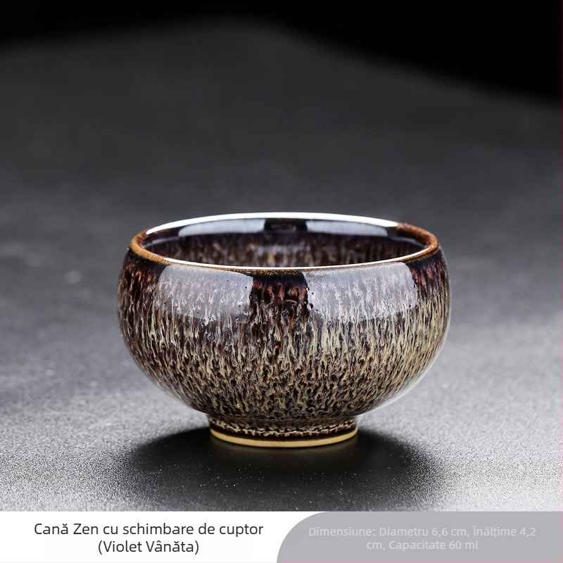 2023 nou model Jun Kiln Jianzhan ceramic cești de ceai – set Gongfu, cu cești mici