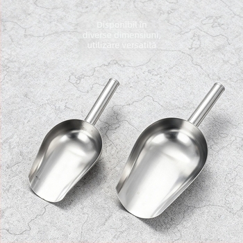 Spatulă din oțel inoxidabil pentru bucătărie – ustensilă multifuncțională pentru făină, orez și gheață
