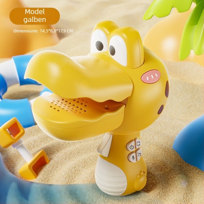 Trumpetă de jucărie cu temă de desen animat pentru copii, imitator de vorbire, repetor vocal creativ pentru educație muzicală timpurie