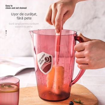Ceainic din plastic pentru apă rece, 2200 ml, design minimalist, utilizare casnică – ceai, sucuri și băuturi din fructe