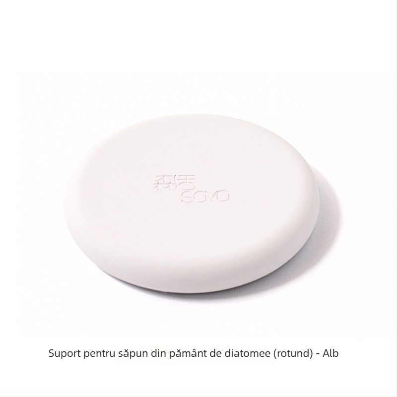 Recipient de săpun din diatomit, suport absorbant pentru baie, organizator pentru chiuvetă, personalizabil