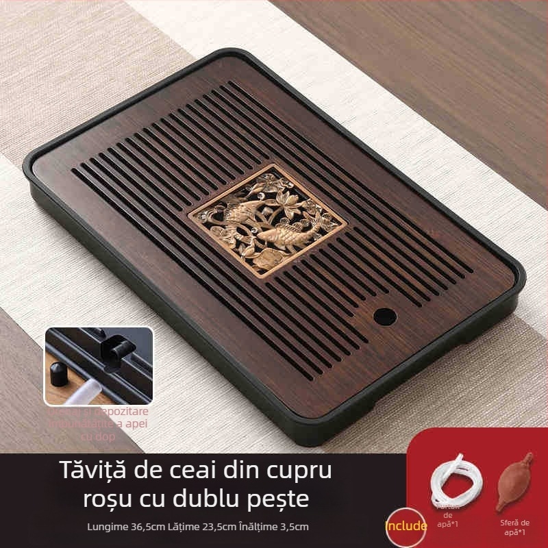 Seria Yue: Tava compactă pentru ceai, uz casnic, 2025 model nou, drenaj de apă și preparare uscată a ceaiului