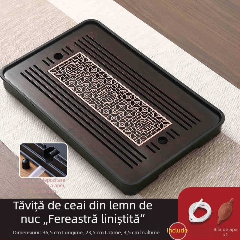 Seria Yue: Tava compactă pentru ceai, uz casnic, 2025 model nou, drenaj de apă și preparare uscată a ceaiului