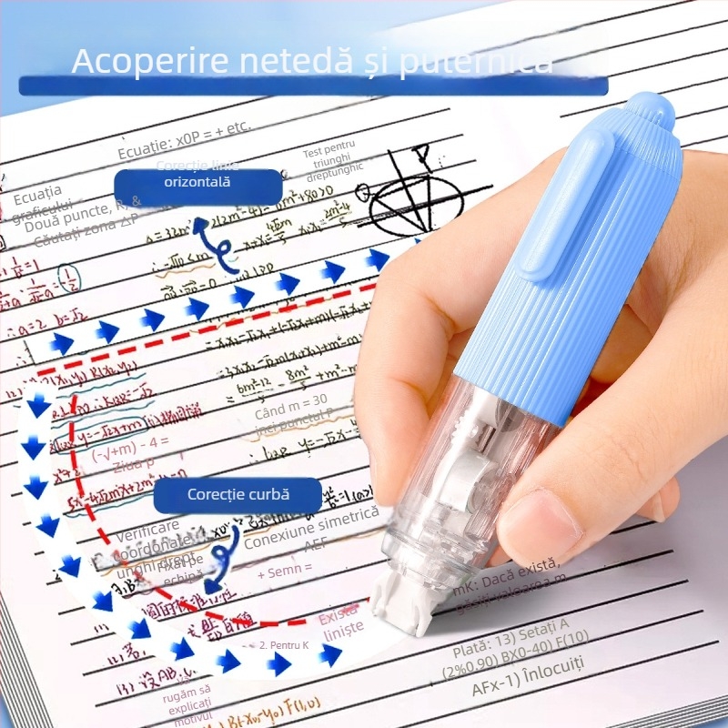 Guangna 917 Corector de liniște pentru elevi, bandă de corecție cu capacitate mare, mecanism de apăsare, aspect modern și ușor de utilizat
