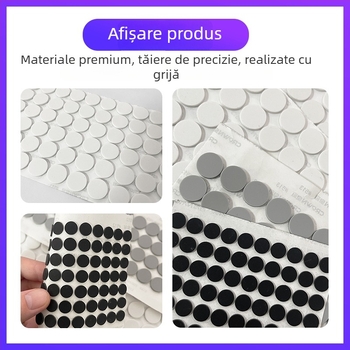 Etanșări din silicon în stoc, tălpi rotunde din silicon antiderapante, bureți autoadezivi de etanșare și amortizare pentru echipamente electronice