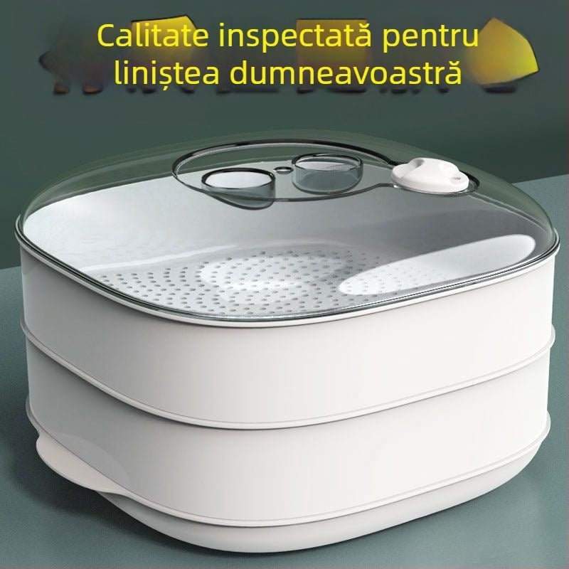 Cutie de aburi pentru microunde, utilizare casnică, vas de abur impermeabil și recipient de încălzire