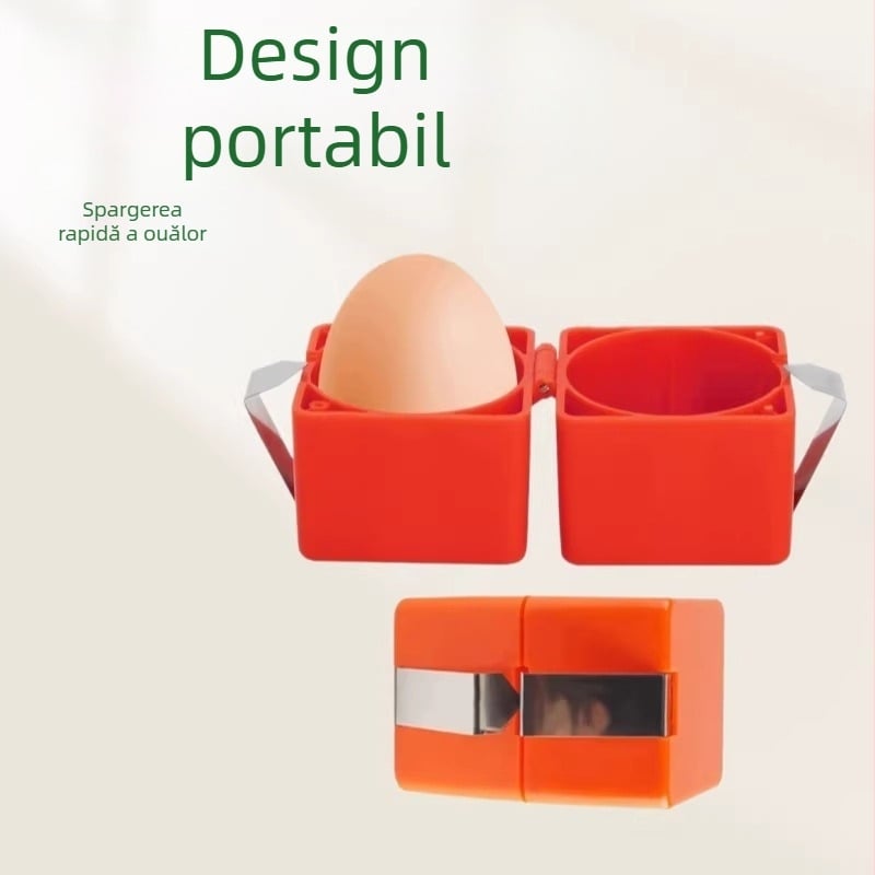 Deschizător portabil pentru ouă, instrument manual pentru spargerea ouălor, tel de bucătărie