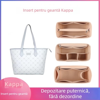 Inserție pentru genți Kappa Tote: organizator pentru căptușeală, buzunar de depozitare, inserție ultraușoară pentru modelarea interiorului