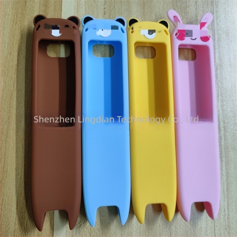 Carcasă din silicon pentru NetEase Youdao Dictionary Pen S6/X6pro – stil desen animat, husă moale, rezistent la șocuri, antiamprentă, culori roz, galben, albastru, altele
