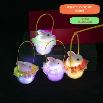 Felinar dragon luminos portabil pentru copii – felinar de sărbătoare pentru Anul Nou Chinezesc, Festivalul Luminilor și Festivalul de Toamnă