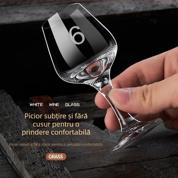 Pahar de degustare pentru băuturi spirtoase, formă de lalea, 50 ml, cristal