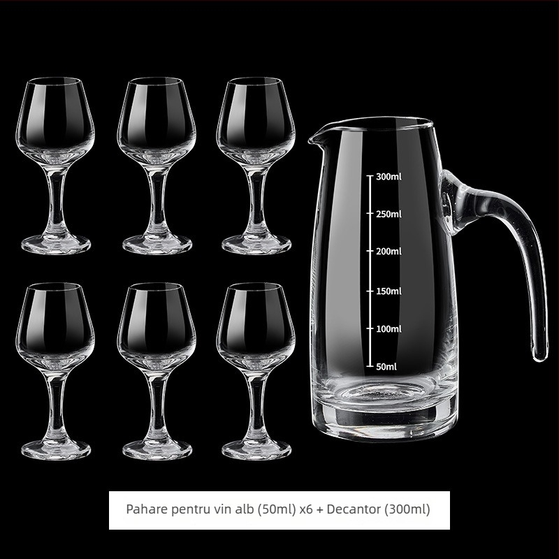 Pahar de degustare pentru băuturi spirtoase, formă de lalea, 50 ml, cristal