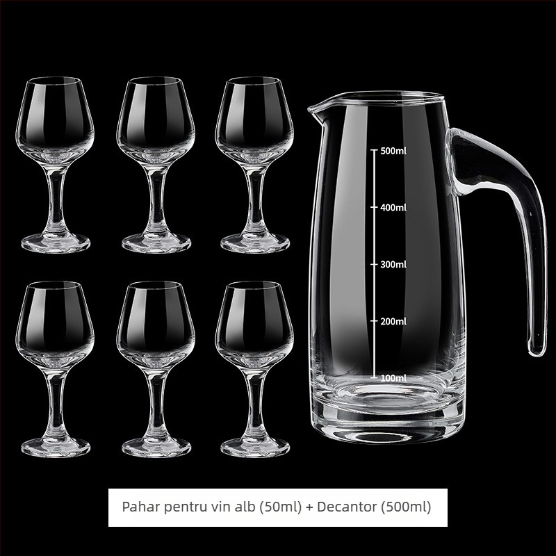 Pahar de degustare pentru băuturi spirtoase, formă de lalea, 50 ml, cristal