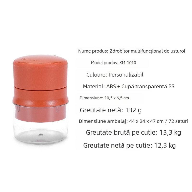 Râșniță multifuncțională pentru usturoi și ghimbir – unelte de bucătărie pentru uz casnic