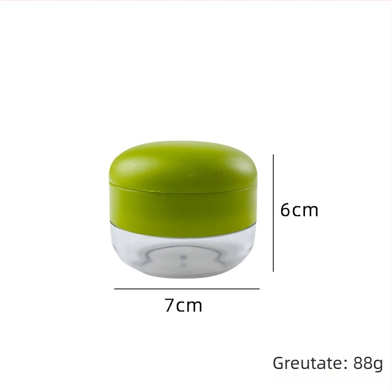 Presă de usturoi mini, zdrobitor — ABS, instrument multifuncțional de bucătărie, 6×7 cm, design modern minimalist.