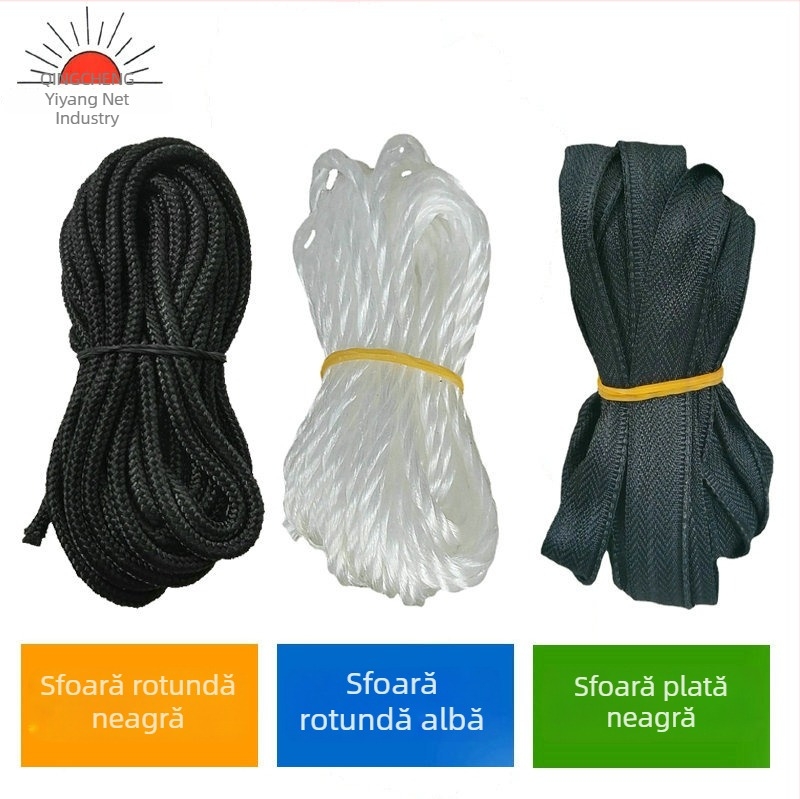 Șnur multipurpose pentru legare, împachetare și susținerea plasei de umbră; șnur durabil din PE/textil pentru grădină și pomi fructiferi