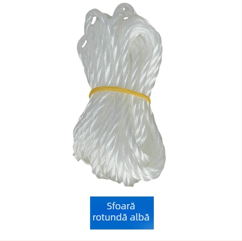 Șnur multipurpose pentru legare, împachetare și susținerea plasei de umbră; șnur durabil din PE/textil pentru grădină și pomi fructiferi
