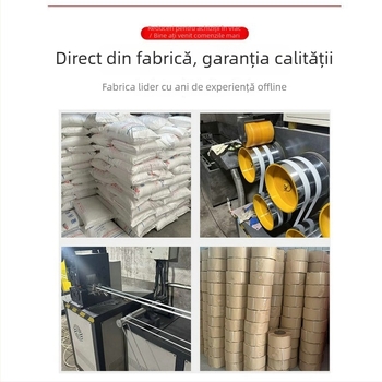 Bandă automată pentru ambalare 8×0,5 mm, bandă transparentă PP, bandă de legare cu topire la cald, material nou