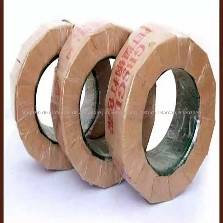 Bandă PET pentru ambalare, verde, clasă industrială, 0,9 mm, rezistență la tracțiune 420 kg, pentru utilizare manuală și mecanică