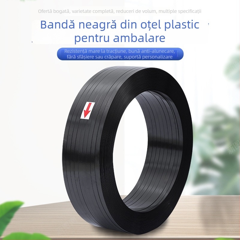Bandă PET pentru ambalare manuală, 1,2 mm, nucleu 406 mm