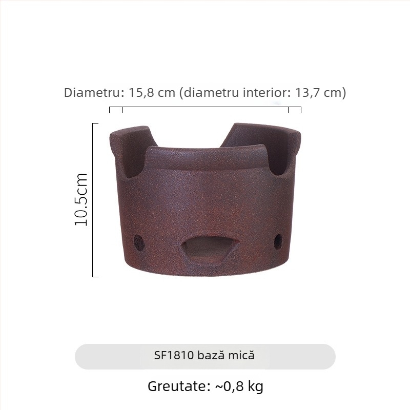 Caserolă ceramică pictată manual, stil japonez, rezistentă la temperaturi înalte, pentru aragazul cu gaz, capacitate 2,1–3 L, pentru supe și orez