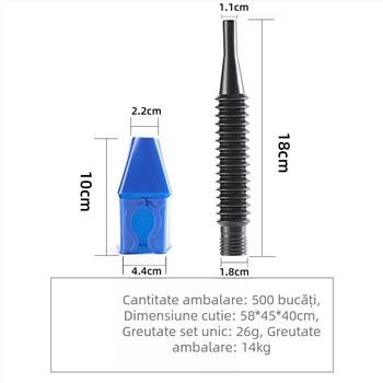 Funnel de benzină pentru motocicletă, din plastic, portabil, pliabil, cu furtun telescopic și con bayonet