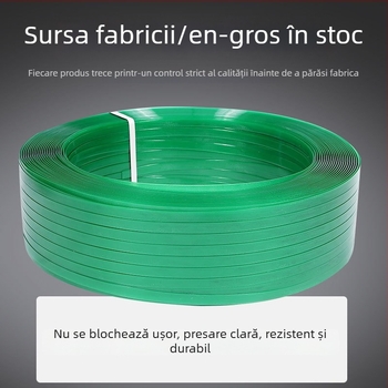 Bandă PET transparentă cu relief pentru mașini de ambalat