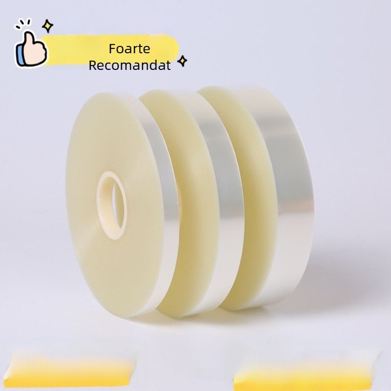 Bandă OPP transparentă de ambalare, lățime 20 mm, 150 m lungime, grosime 0,12 mm, film adeziv pentru împachetare