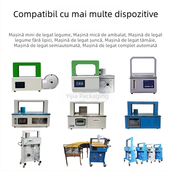 OPP bandă de legare transparentă, fără adeziv, topire la cald, pentru mașini automate de ambalare