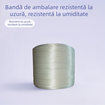 Bandă de ambalare din fibră de poliester torsionată, 3–34 mm, în stoc, la vânzare en-gros, rezistentă la uzură și umezeală, pentru logistică, cu specificații personalizabile