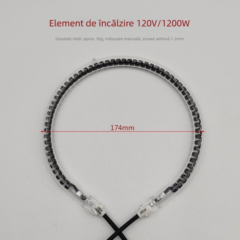 Accesorii pentru friteuză cu aer: grila, inserție din sticlă, sertar, bol din sticlă, grilă de gătit