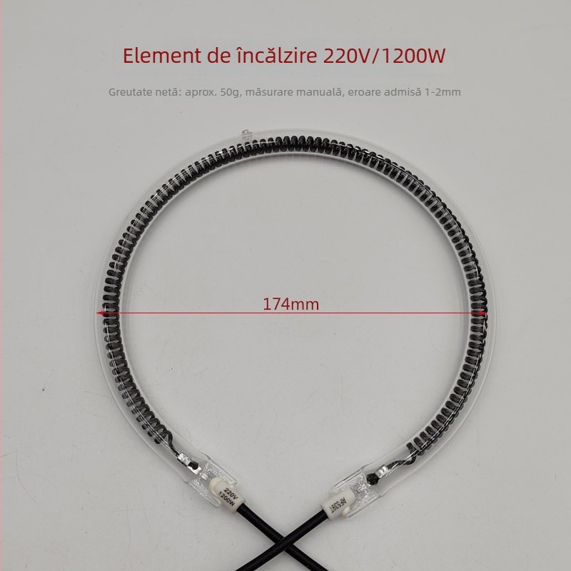 Accesorii pentru friteuză cu aer: grila, inserție din sticlă, sertar, bol din sticlă, grilă de gătit
