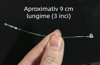 Pachet cu aproximativ 1000 legături pentru cabluri din plastic alb, lungime 9 cm