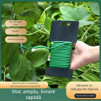 Sârmă din fier moale acoperită pentru legare și modelare plante în ghivece